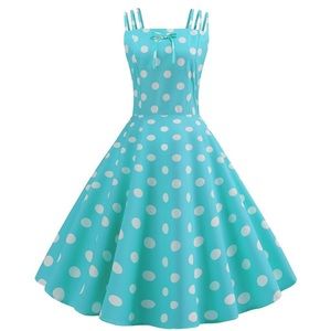 Strappy Vintage Pinup Summer Dress. NWOT